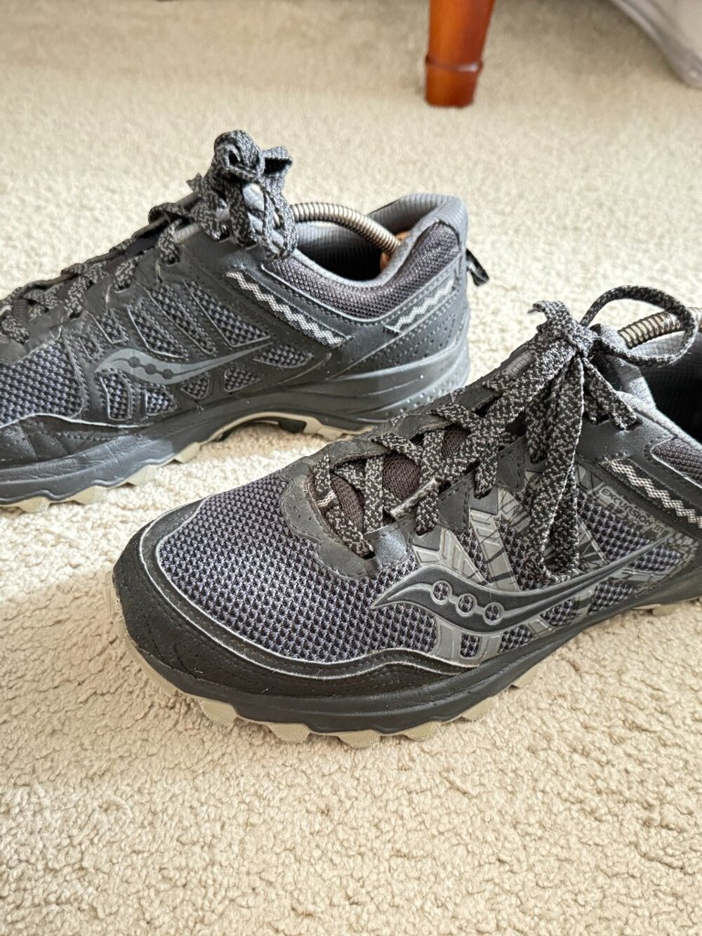 $149 Authentic SAUCONY Excursion TR Men's Black Running Sneakers Sz.10.5